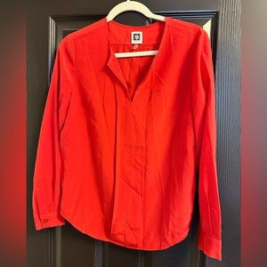 Anne Klein 100% Silk Size 4 Top